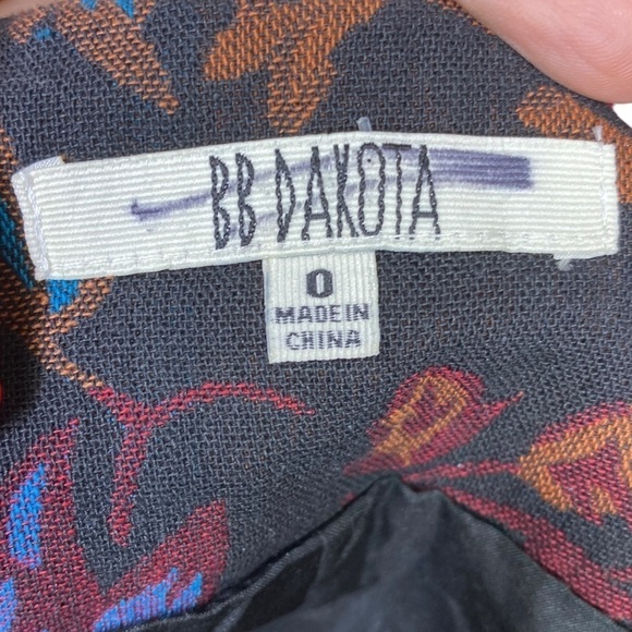 BB Dakota Mini Dress Floral Size 0 - Picture 6 of 9